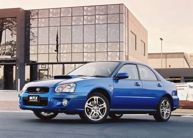 Subaru Impreza WRX (GDA) 2 поколение, рестайлинг, седан (11.2002 - 05.2005)